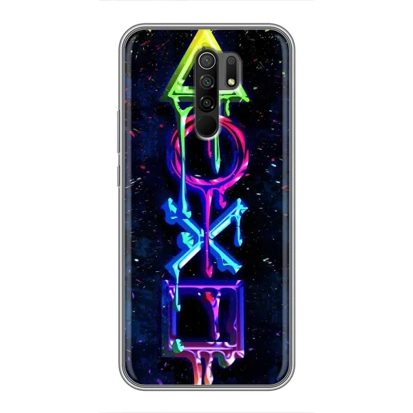 Чохол з принтом «Pleystation лого» для Xiaomi Redmi 9