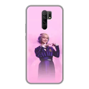 Чехол с дизайном Венздей 2 на Xiaomi Redmi 9 (Яркая Энид Уэнздей)