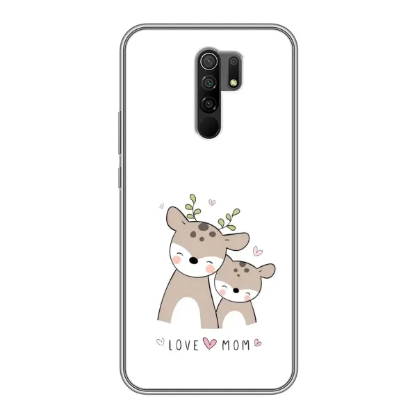 Чохол з принтом «Оленята мама і малюк» для Xiaomi Redmi 9 Чохол з принтом «Оленята мама і малюк» для Xiaomi Redmi 9