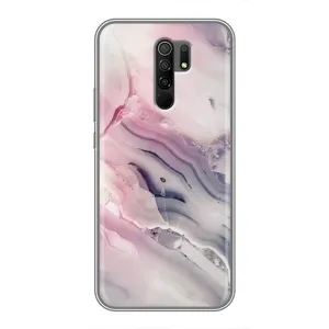 Мраморный чехол на Xiaomi Redmi 9 (VPrint) (Пурпурный Мрамор)