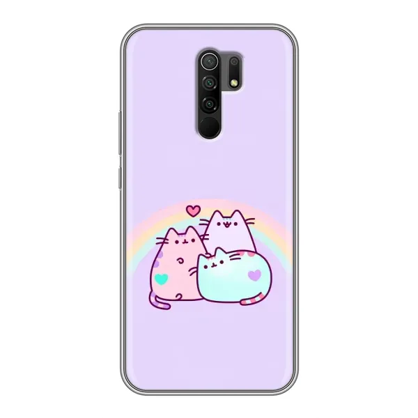 Чехол с принтом «Радужные котики» для Xiaomi Redmi 9 Чехол с принтом «Радужные котики» для Xiaomi Redmi 9