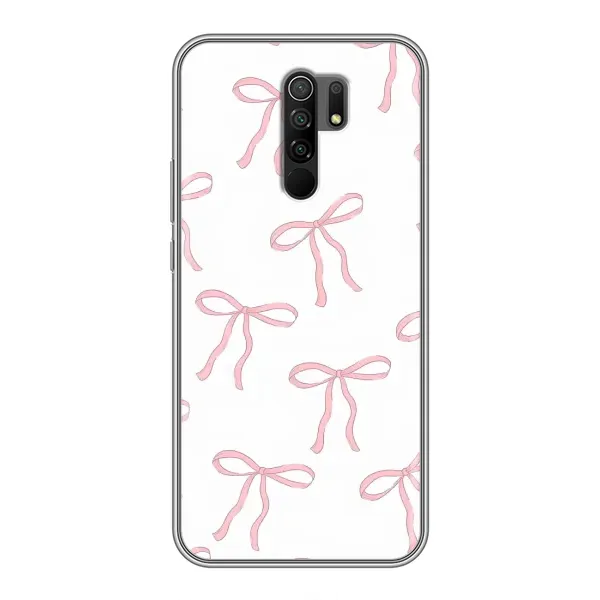 Чохол з принтом «Рожеві бантики» для Xiaomi Redmi 9