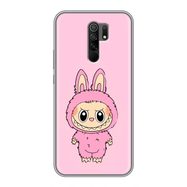 Чехол с принтом «Розовый Лабубу» для Xiaomi Redmi 9