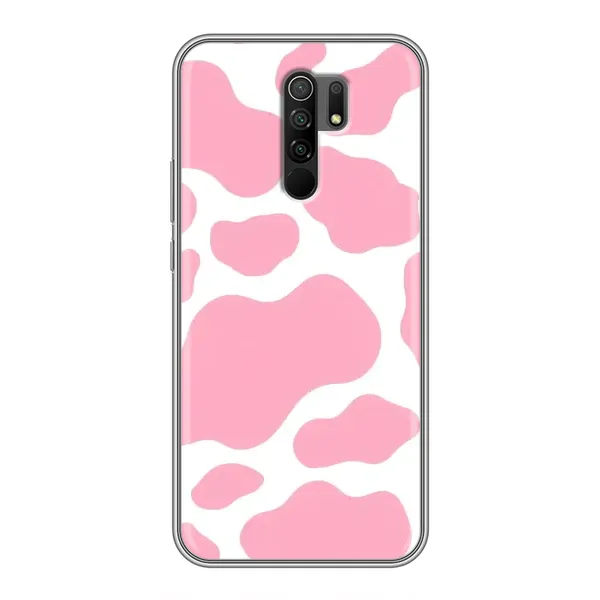 Чехол с принтом «Розовый принт» для Xiaomi Redmi 9
