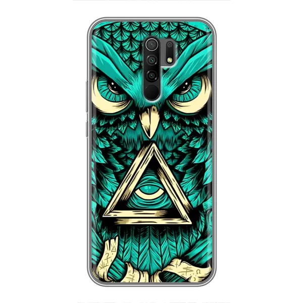 Чехол с принтом «Сова с глазом» для Xiaomi Redmi 9