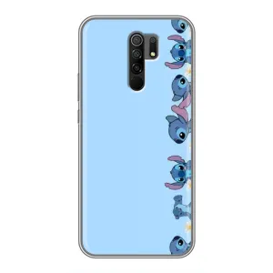 Чохол з принтом Стіч на Xiaomi Redmi 9 (Стіч фон)