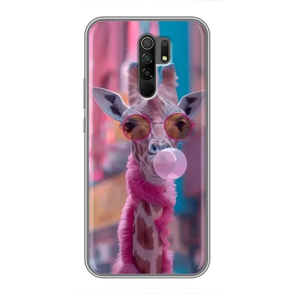 Чехол с принтом «Стильный жирав» для Xiaomi Redmi 9