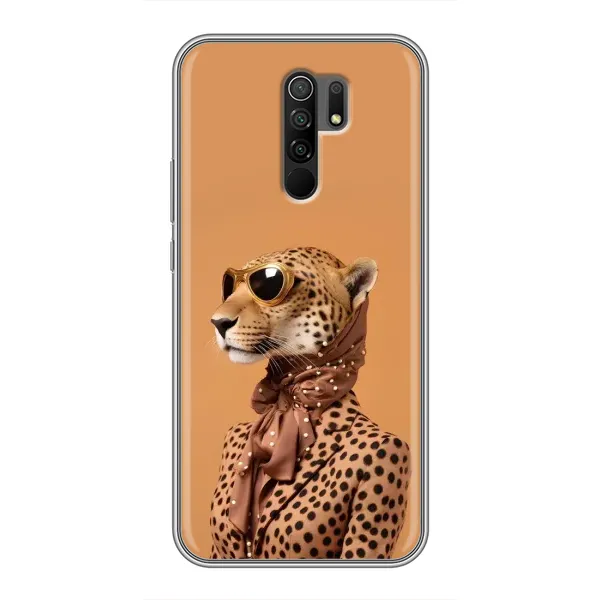 Чехол с принтом «Стильный леопард» для Xiaomi Redmi 9