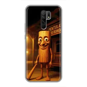 Чохол з мемом Тралалело тралала на Xiaomi Redmi 9 (Тунг тунг сахур)