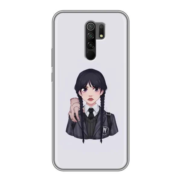 Чехол с принтом «Уэнздей и Вещь» для Xiaomi Redmi 9
