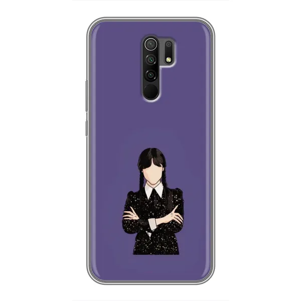 Чехол с принтом «Уэнздей в черном» для Xiaomi Redmi 9