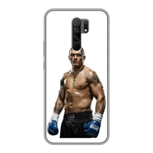Чохол з картинкою Олександр Усик для Xiaomi Redmi 9 (Усик на білому)