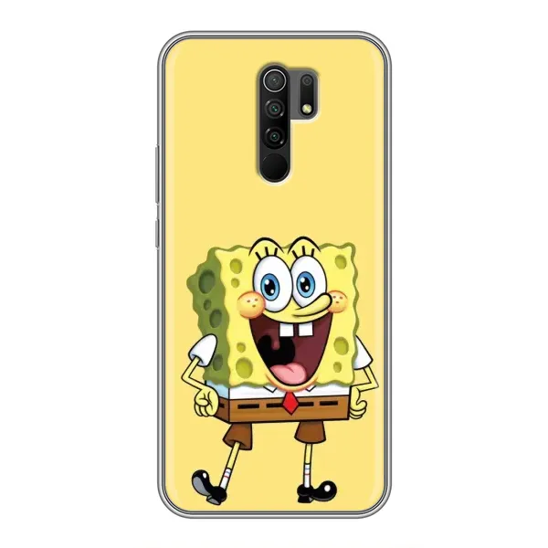 Чохол з принтом «Веселий Спанч Боб» для Xiaomi Redmi 9 Чохол з принтом «Веселий Спанч Боб» для Xiaomi Redmi 9