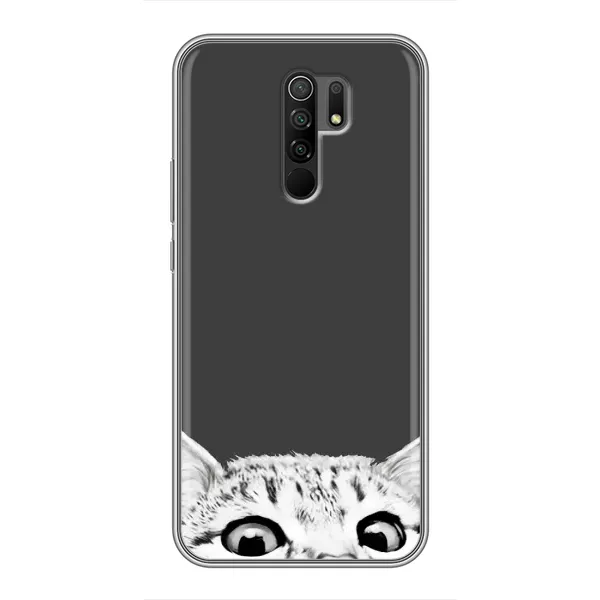 Чехол с принтом «Выглядывает кот» для Xiaomi Redmi 9 Чехол с принтом «Выглядывает кот» для Xiaomi Redmi 9