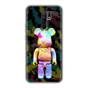 Чехлы для Xiaomi Redmi 9 - Bearbrick Louis Vuitton (PREMIUMPrint) (Яркий Bearbrick)