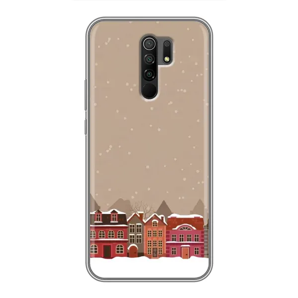 Чехол с принтом «Зимний город» для Xiaomi Redmi 9