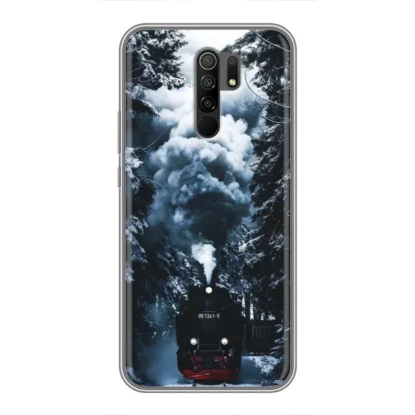 Чехол с принтом «Зимний поезд» для Xiaomi Redmi 9