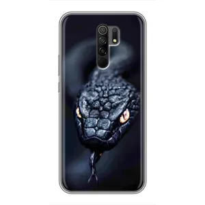 Чохол з принтом «Чорна змія» для Xiaomi Redmi 9