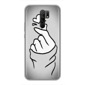 Чехол с принтом «Значок Love» для Xiaomi Redmi 9