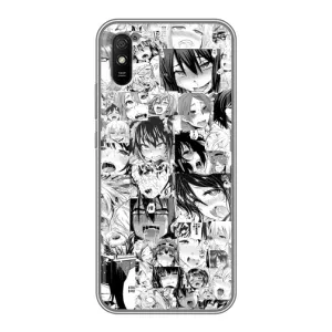 Чехлы Персонажи Аниме Наруто для Xiaomi Redmi 9A (AlphaPrint) (Ahegao manga)
