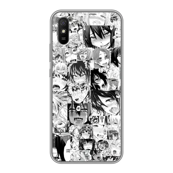 Чехол с принтом «Ahegao manga» для Xiaomi Redmi 9A