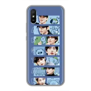 Чехлы BTS для Xiaomi Redmi 9A (AlphaPrint) (Bangtan)