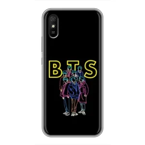 Чехлы BTS для Xiaomi Redmi 9A (AlphaPrint) (BTS стайл)