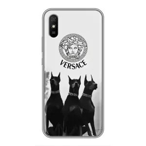 Чехлы VERSACE для Редми 9А (PREMIUMPrint) (Доберман Версаче)