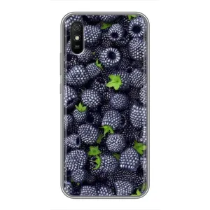 Чехлы с Фруктами для Xiaomi Redmi 9A (VPrint) (Ежевика)