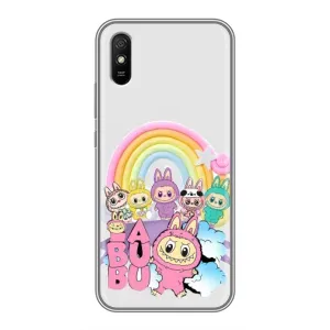 Чохол з Лабубу на Xiaomi Redmi 9A (Фон Лабубу)