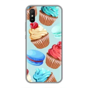 Чехлы с Фруктами для Xiaomi Redmi 9A (VPrint) (Кексики)