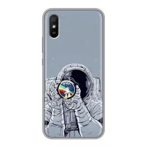 Чехол NASA для Xiaomi Redmi 9A (AlphaPrint) (Космонавт фото)