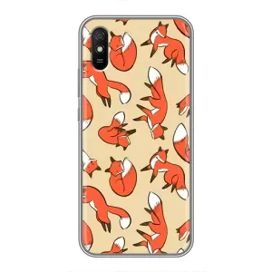 Чехлы с картинкой Лисички для Xiaomi Redmi 9A (VPrint) (Лисички)