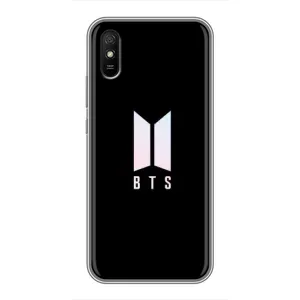 Чехлы BTS для Xiaomi Redmi 9A (AlphaPrint) (Лого BTS)