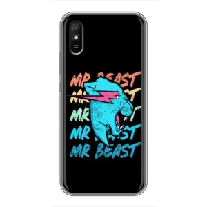 Чехлы Мистер Бист для Редми 9А (logo Mr beast)