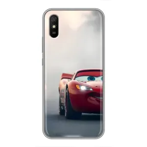 Силиконовый чехол Маквин для Xiaomi Redmi 9A (Скоростной Маквин)
