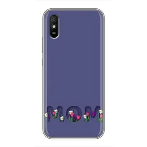 Чохли для мами на Xiaomi Redmi 9A (Мама в квітах)