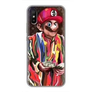Брендновые Чехлы для Xiaomi Redmi 9A - (PREMIUMPrint) (Mario LV)