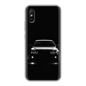 Чехол для Редми 9А - с принтом БМВ (AlphaPrint) (Машина BMW)