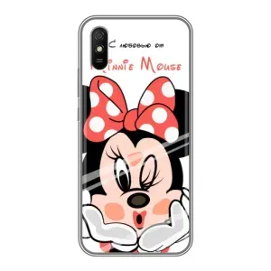 Эксклюзивный чехол для Xiaomi Redmi 9A (AlphaPrint - Мультяшные) (Маус Минни)