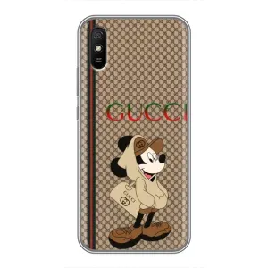 Чехлы ГУЧЧИ для Редми 9А (AlphaPrint) (Mickey GUCCI)