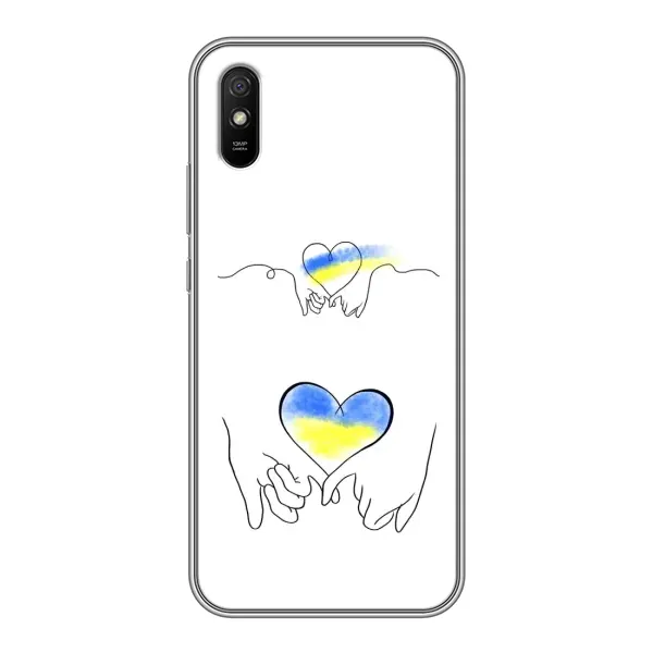 Чохол з принтом «Мир Україні» для Xiaomi Redmi 9A