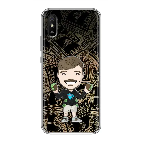 Чохол з принтом «Mister Beast» для Xiaomi Redmi 9A Чохол з принтом «Mister Beast» для Xiaomi Redmi 9A