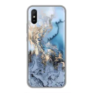 Мраморный чехол на Xiaomi Redmi 9A (VPrint) (Нежный мрамор)