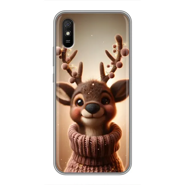 Чехол с принтом «Олень в свитере» для Xiaomi Redmi 9A