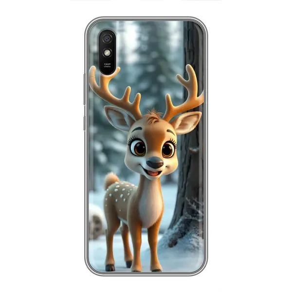 Чехол с принтом «Олененок в лесу» для Xiaomi Redmi 9A