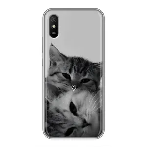 Чохол з малюнком кіт на Xiaomi Redmi 9A (Пара котів)