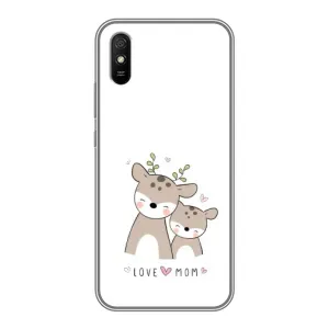 Чохли для мами на Xiaomi Redmi 9A (Оленята мама і малюк)