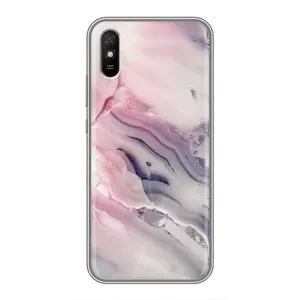 Мраморный чехол на Xiaomi Redmi 9A (VPrint) (Пурпурный Мрамор)