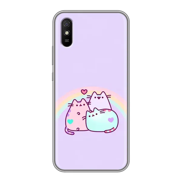 Чехол с принтом «Радужные котики» для Xiaomi Redmi 9A